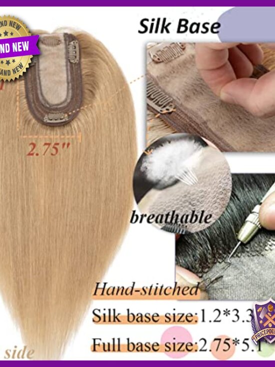 Silk Base Hair Topper 10\